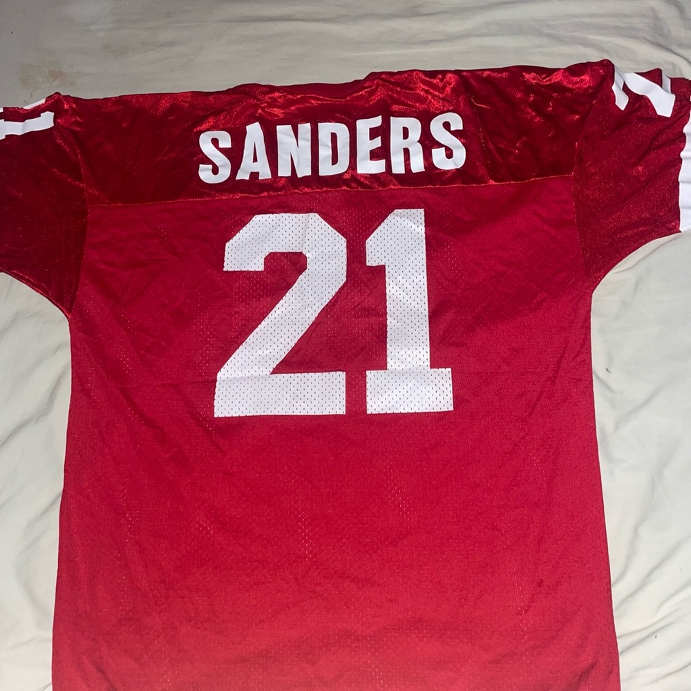 San Francisco 49ers Deion Sanders Jersey 48 Champion